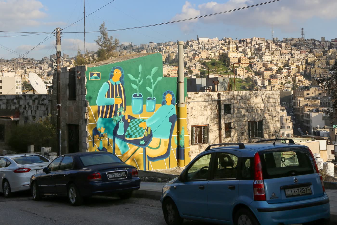 الجدار مكتملاً — نور بسيسو